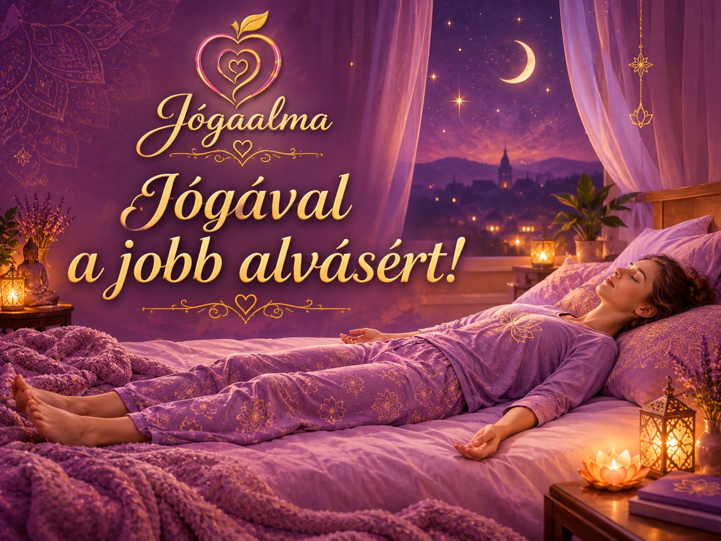 Jógával a jobb alvásért – Találd meg újra a pihentető éjszakák nyugalmát!
